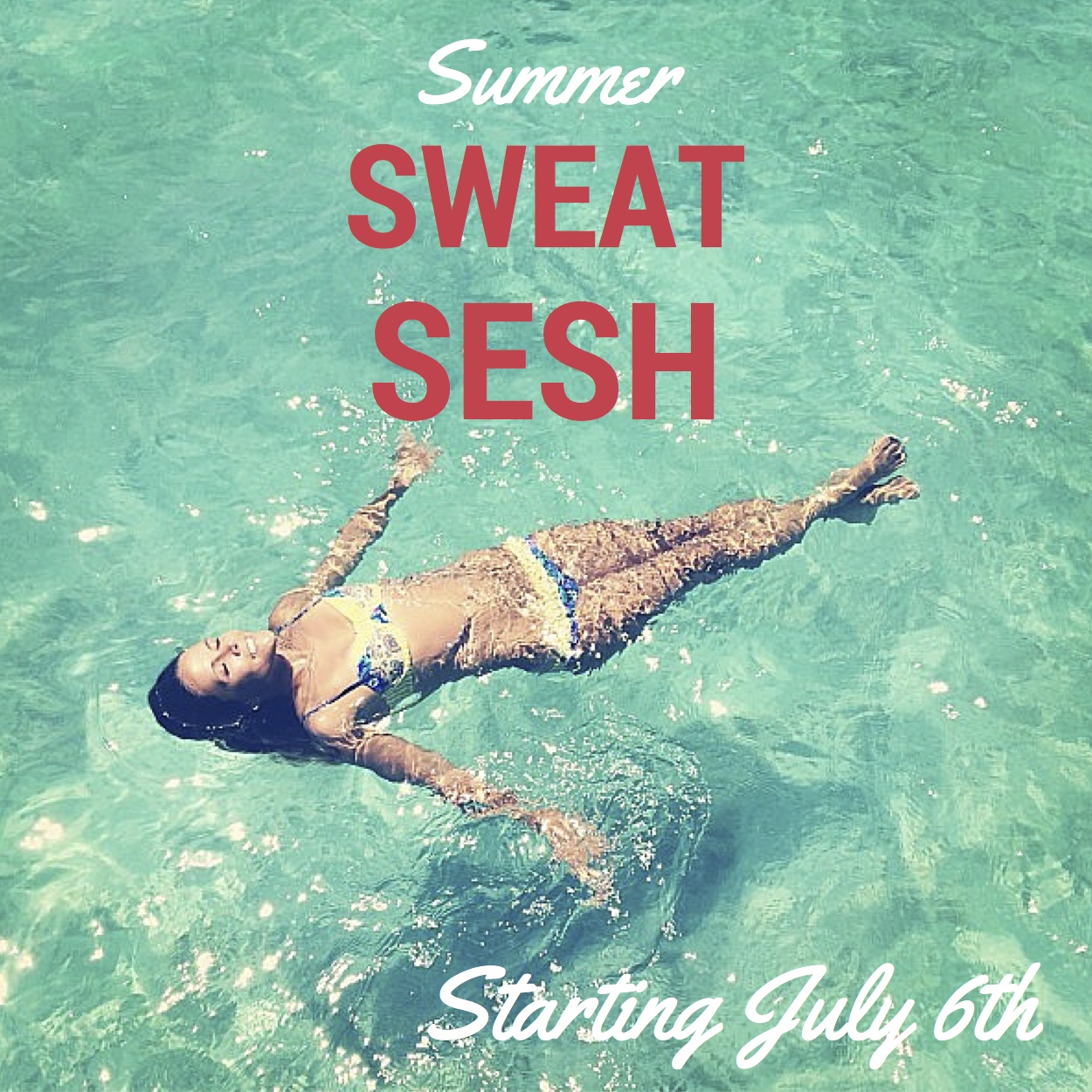 Summer Sweat Sesh Invite